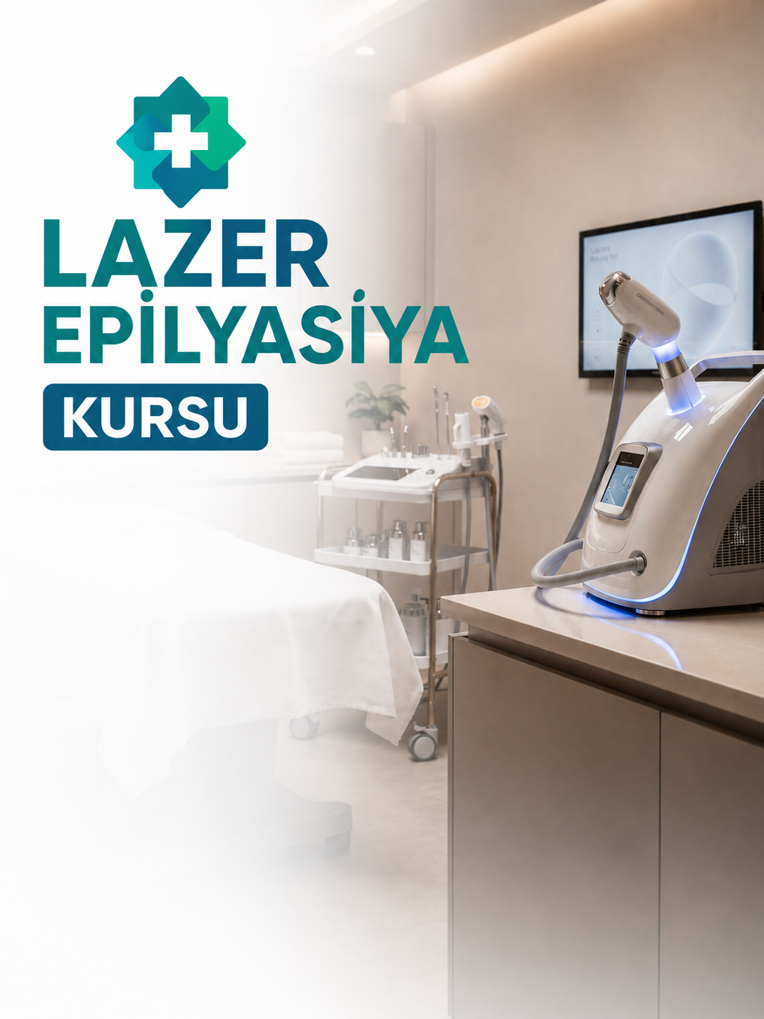 2 Aylıq Peşəkar Lazer Epilyasiyası Kursu (Xanımlar və Bəylər üçün)