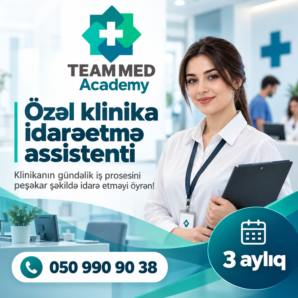 Özəl Klinika İdarəetmə Assistenti Kursu