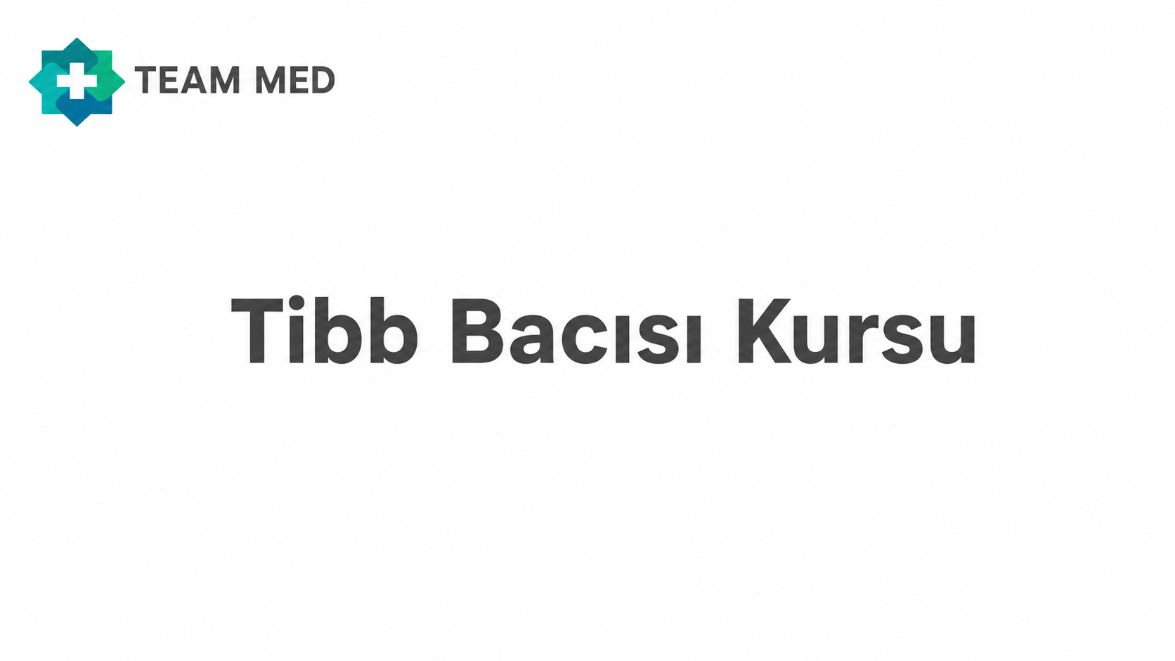 Tibb Bacısı Kursu